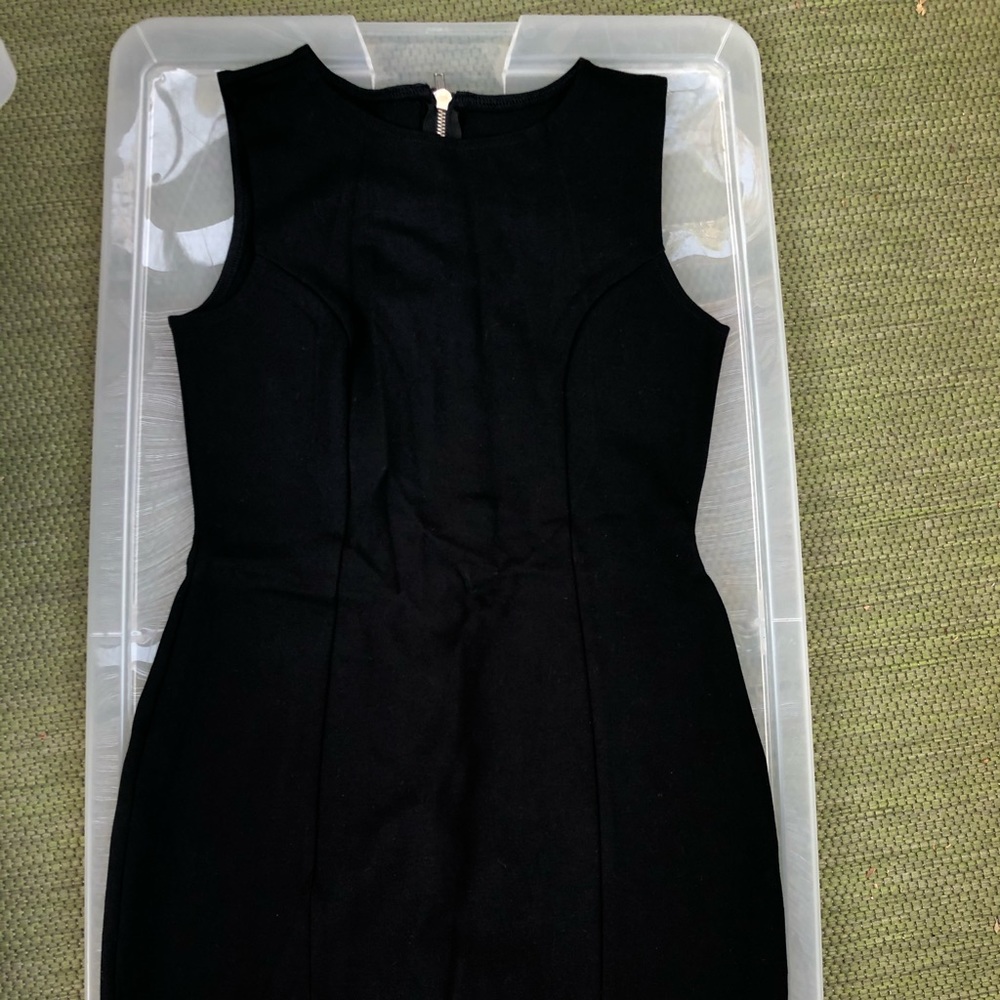 Blackmilk Bodycon Black Dress with Zipper
